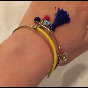 Alex and Ani Jewelry - Alex & Ani bangle bracelet w/ charms Alex and Ani Jewelry - Alex & Ani bangle bracelet w/ charms